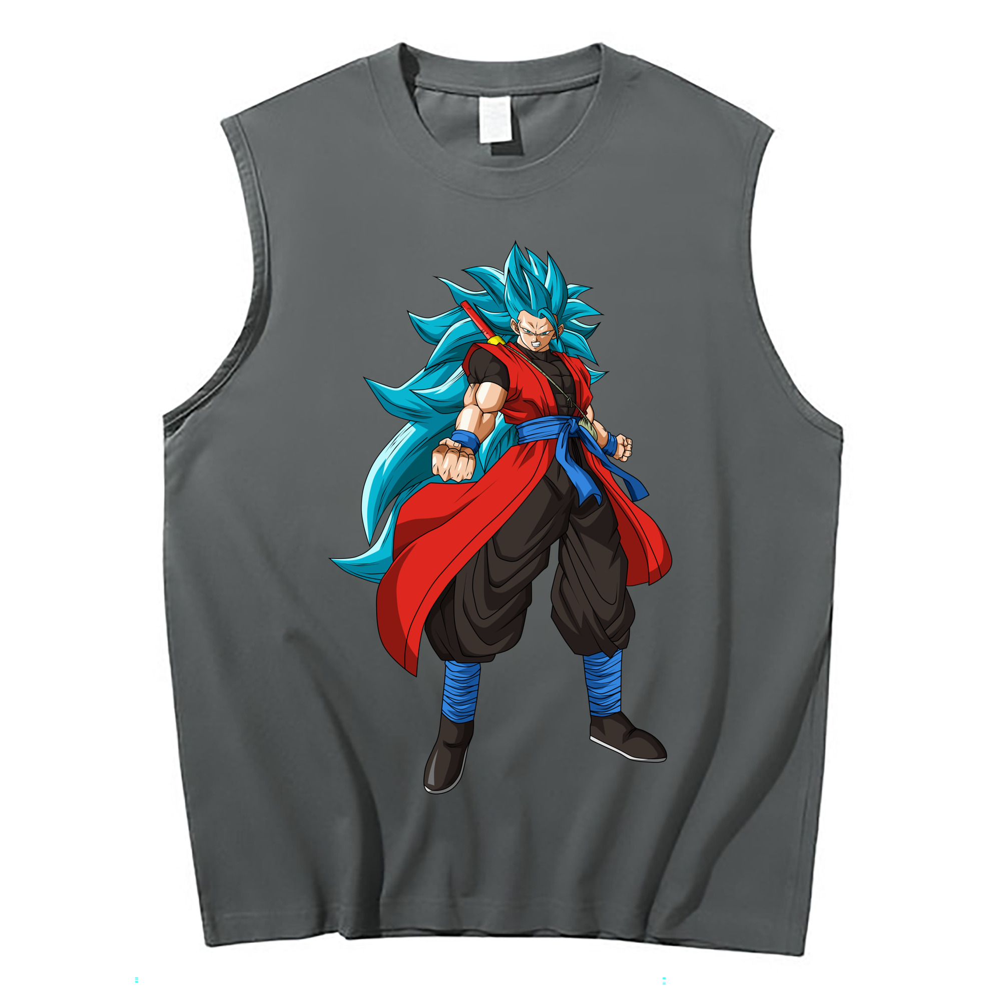 （画像用） ドラゴンボール ベジット DRAGON BALL Vegetto コットン100％タンクトップ（フロントプリント）